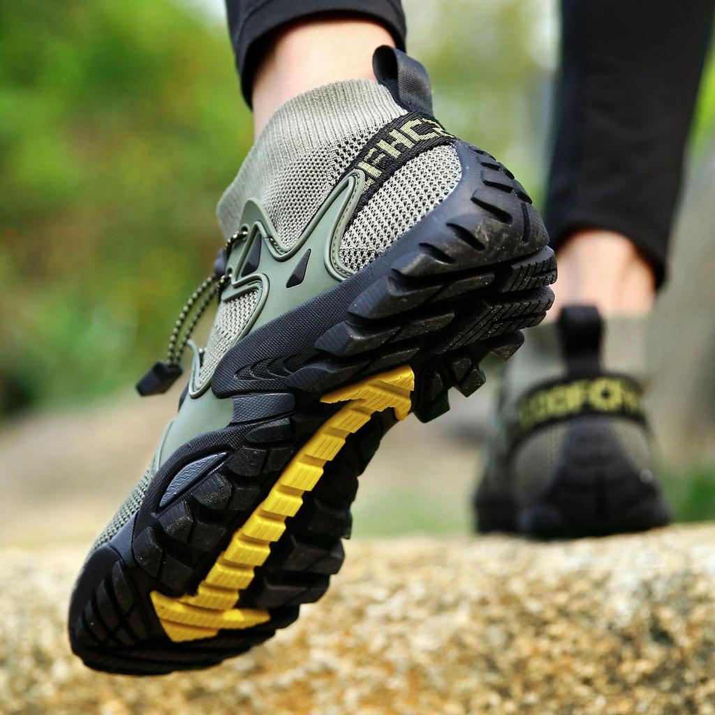 Breathable Plus Size Outdoor Non-slip Hiking & Trekking Shoes for Climbing and Fishing