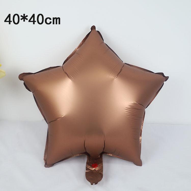 40-Inch American Caramel Cream Number Balloons - Birthday Party Decoration Slim Aluminum Foil Balloons