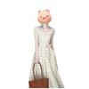 French Retro Niche White Polka Dot Short-sleeved Dress Children's Wear 2026 Temperamental Waist Long