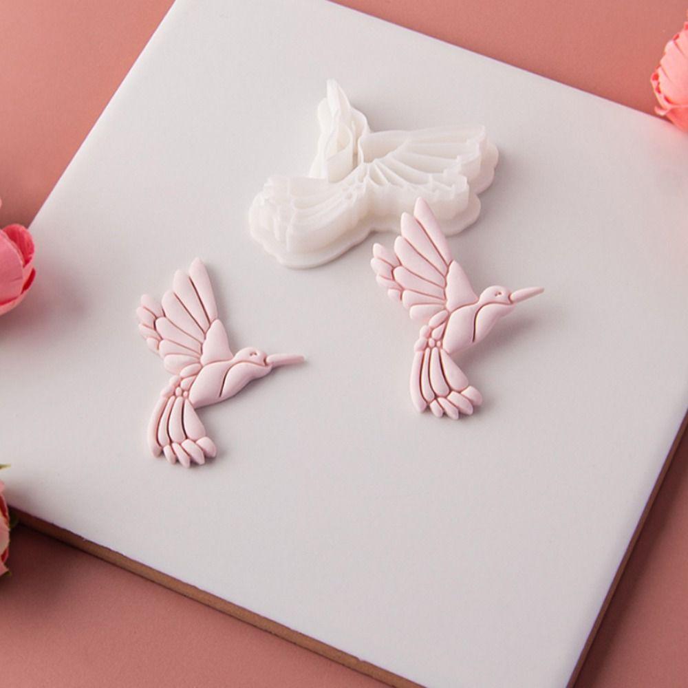 3D Jewelry Making Mold Soft Pottery Cutting Die Kingfisher Polymer Clay Cutter Mold  Jewelry Making
