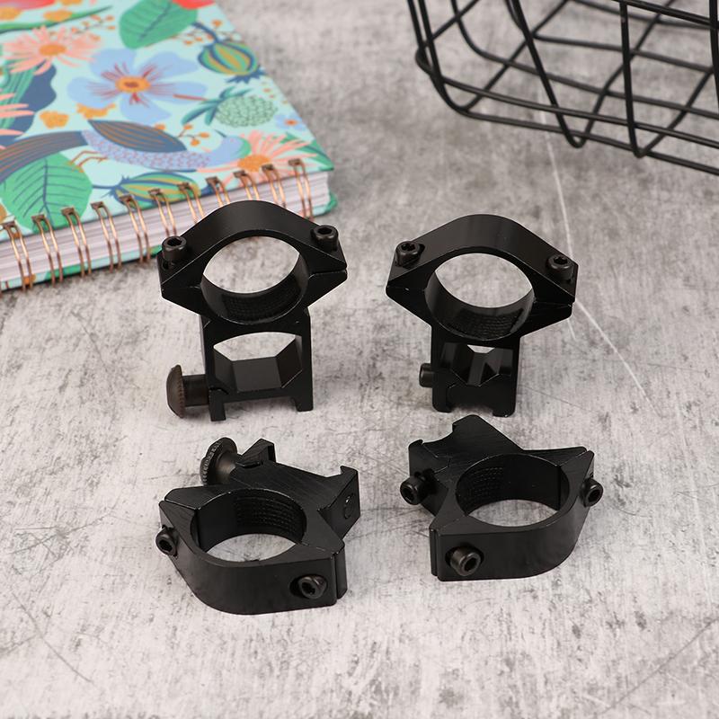 2Pcs Hunting Rifle Scope Mounts Ring For Dia 25.4Mm Tube Scopes 11Mm 20Mm Dovetail Picatinny Rail Tactical Flashlight Mount