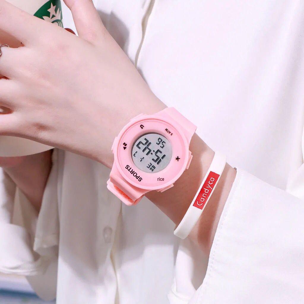 Unisex Wasserdichte Leuchtende Elektronische Sportuhr für Teenager und Kinder