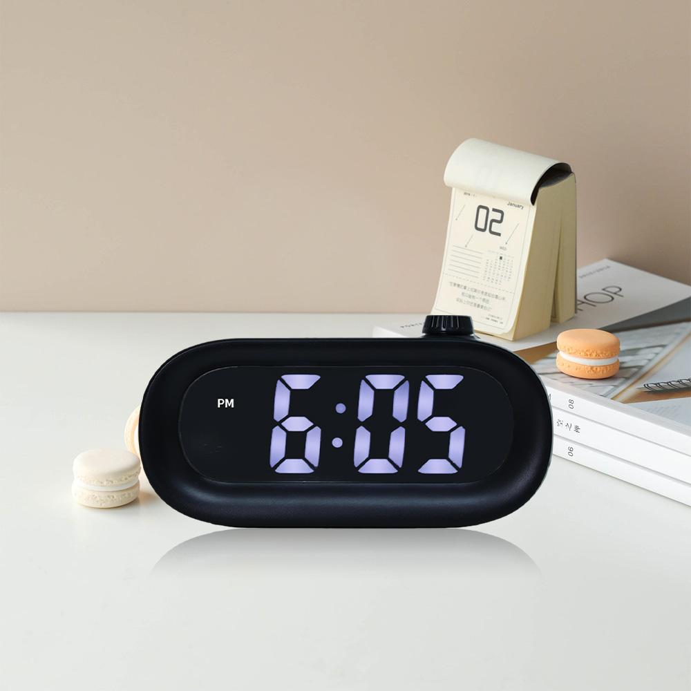 LED-Anzeige Kleine Digitaluhr mit Nachtlicht-Sensorfunktion und einstellbarer Helligkeit zur einfachen Zeitanzeige