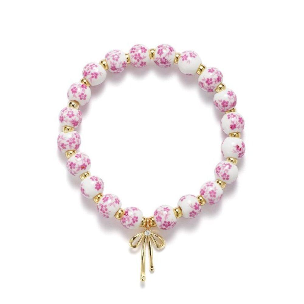 Metal Beads Beads Bracelets Elastic New Chinese Style Bracelet  Decoration