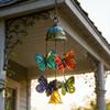 Iron Butterfly Wind Chimes Decoration for Garden and Patios Generating Pleasant Sound and Adding Charm Gift