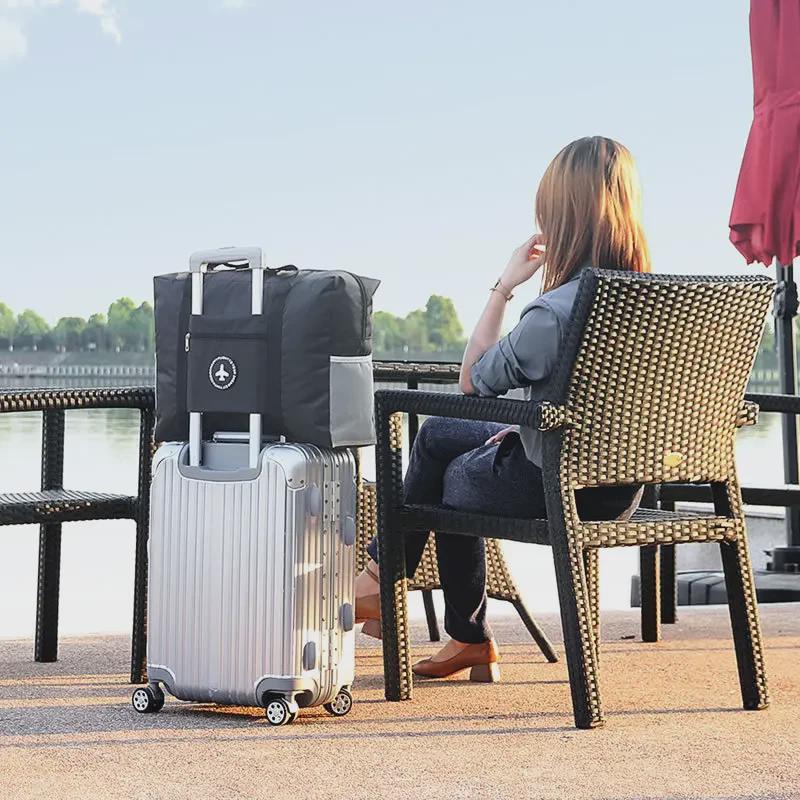 Vattentät Reseförvaringsväskset - Bärbar, Stor Kapacitet Resväska & Vagnorganisatör