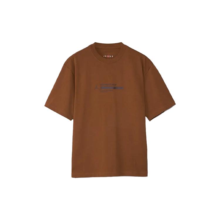 Jordan T Shirt Men's Granite Brown DC9769-204