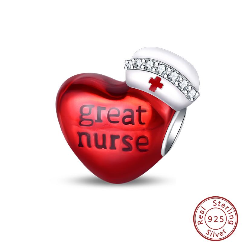 Professional Series Copper Doctor Teacher Painter Musician Charms Beads 3Mm Diy Fine Jewelry Making