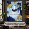 Wall Tapestry Lazio FC Print Custom Name Text Wall Hanging Home Decor