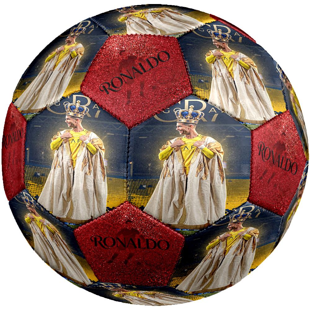 Ronaldo's Dream Win Motivation Size 5 Football Machine-Stitched Indoor/Outdoor Training and Matches for Football Accessories
