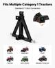 3 Point Trailer Hitch with 50.8 mm Receiver, 3 Pt Quick Hitch Attachment, Tractor Tow Drawbar Adapter, Compatible with Category 1, Kubota, Mahindra,