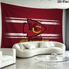 Kansas City Chiefs Wall Tapestry Aesthetic Wall Hanging Printed Fabric Blanket Decorative Tapestries for Bedroom Living Room Home Decor