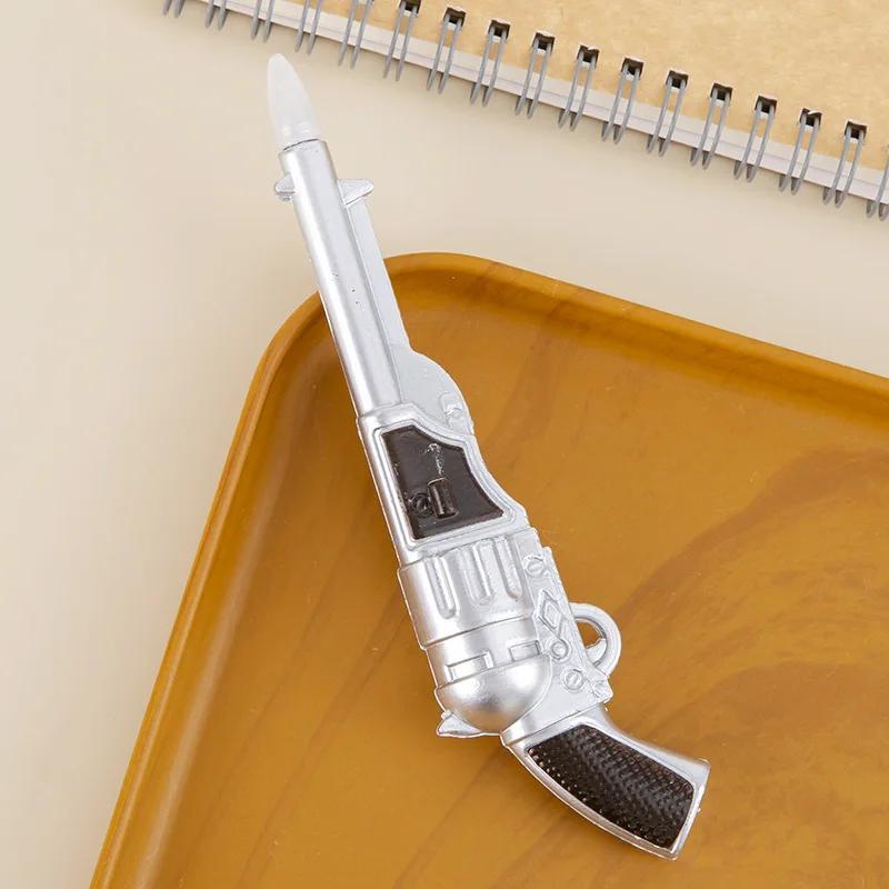 Creative Gun Shape Ballpoint Pen Toy Weapon Revolver Assault Rifle AK47 Shotgun Black Ink Ball Pens Cute Student Stationery Gift