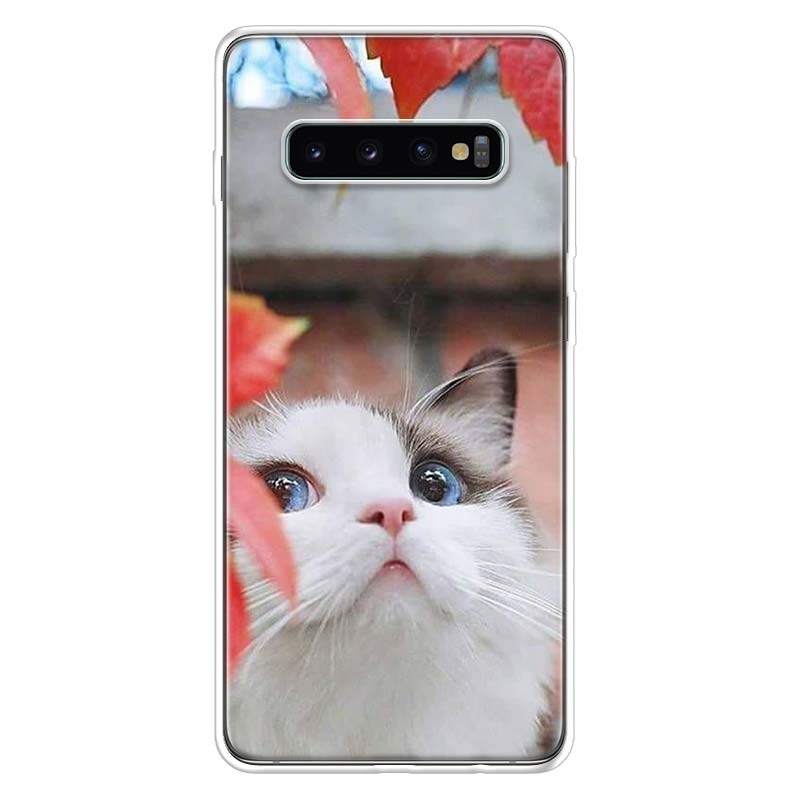 

Cute pet cats Phone Case For Samsung Galaxy S26 S25 Edge S24 S23 Ultra S22 Plus S21 S20 FE Soft TPU Back Cover Funda Galaxy S25 Samsung S23 Plus