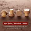 Wine Corks T-shaped Wine Corks Reusable Wine Corks Wooden and Rubber Bottle Corks Sealing Stoppers Beer Bottle Corks Crafts