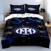 Blue snakes and logo. Bedding sets Duvet cover sets Duvet covers Pillowcases(1 * Duvet Cover 2 * Pillowcases without duvet insert)
