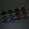 4 Pack Unisex Trendy Frameless Glasses Universal Fit Party Shopping Street Fashion Christmas Gifts