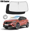 Dla Renault Captur 2017-2026 2026 2026 2026 Samochodowa Osłona Przeciwsłoneczna na Szybę Przednią Osłona Przeciwsłoneczna na Przednią Szybę Osłona Przeciwsłoneczna do Samochodu Akcesoria Wnętrza Samochodu