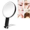 Lighted Magnifying Makeup Mirror Double Sided 1X 30X LED Mirror USB Rechargeable 3 Color Temperature Folding Round Shaped