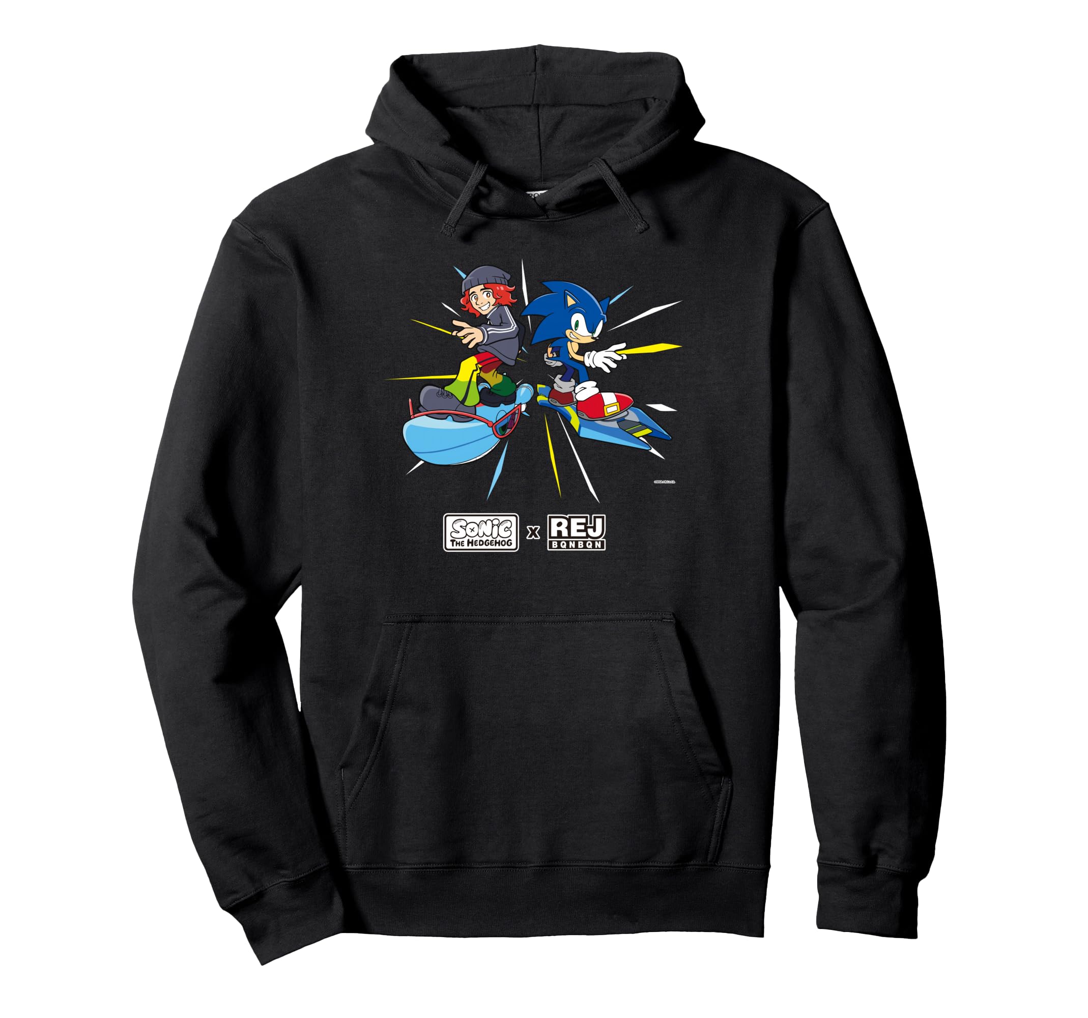 

Sonic x Rejekun RACING L Hoodie чёрный