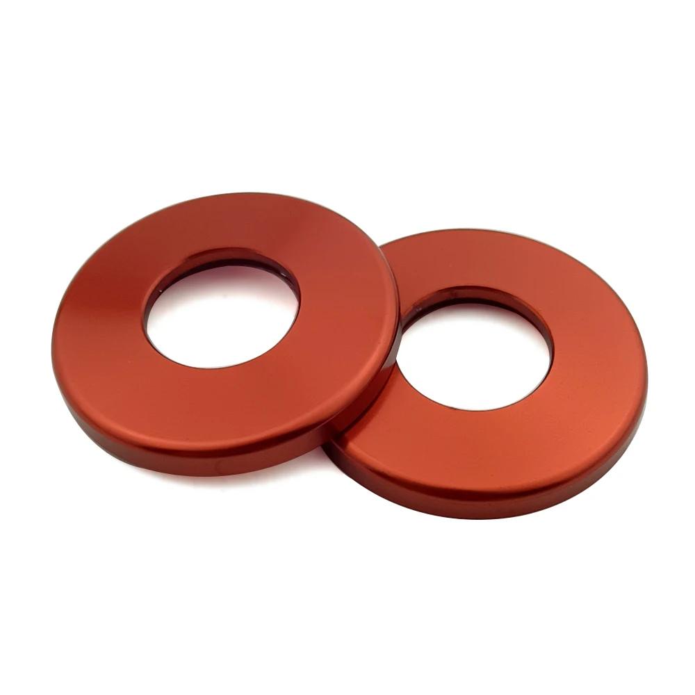 2PCS Chrome Accessories Door Lock Ring Trim For Mercedes Benz C Class W205 C180 C200 C260 2015 2016 Car Styling