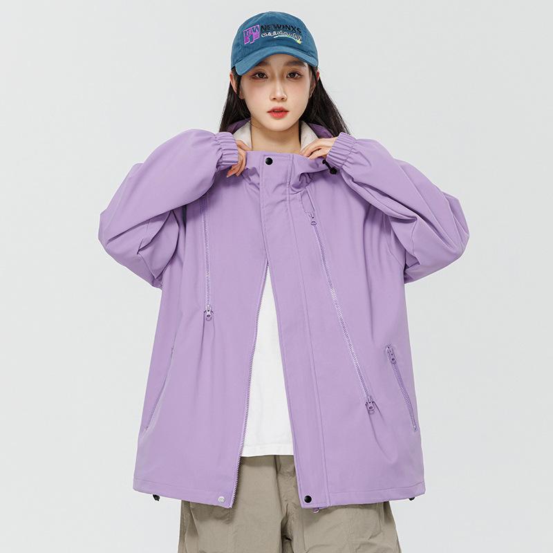 

Spring and Autumn Men s and Women s Mountain Jacket Men s and Women s Mountaineering Suit Couple Hooded Loose Jacket 3XL
