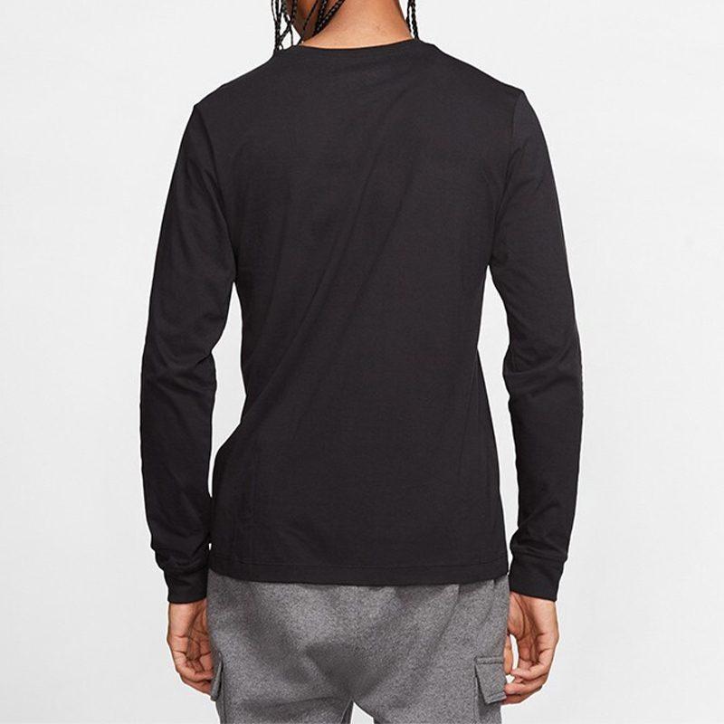 Nike T Shirts Men's Black Crew Neck Moderate Straight Fit CI6292-010