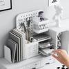 All In One Desk Storage Organizer With Pen Holder Pegboard And Drawers For School Office And Makeup Supplies