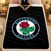 Flannel BlanketBlackburn Rovers Warm Soft Throw Blanket for Indoor Sofa Bed Living Room Use