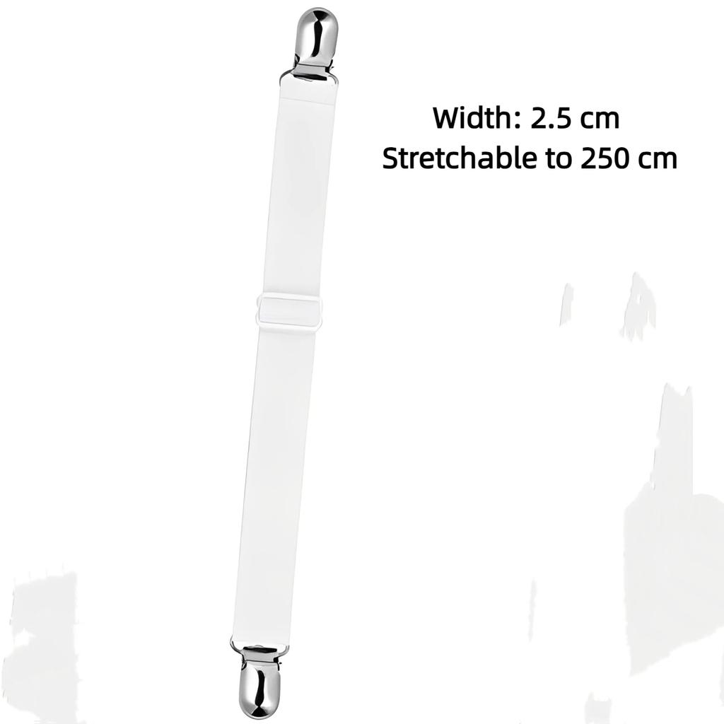 Adjustable Elastic Sheet Straps Heavy-Duty Sheet Holders And Shoulder Straps