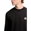 Moncler SS26 Logo-Aufnäher Baumwoll-Sweatshirt Herren Sweatshirt L10918G00051809KR999