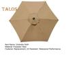 200/300CM Umbrella Replacement Canopy Waterproof Outdoor Garden Patio Backyard Market Umbrella Top Replacement Fabric Sunshade Cloth Parasol Cover