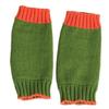 Soft Kid Winter Glove Half-finger Knit Color Matching Mitten for Winter Supplies