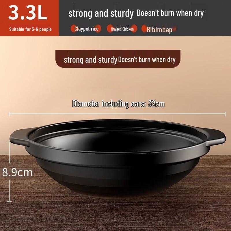WUHE Spodumene Ceramic Clay Pot