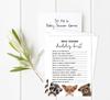 Inkdotpot Baby Shower Game Set Of 50 BabyA  AlphabetA  ABCA  Game Deer,Owl And Hedgehog Jungle Animals Party