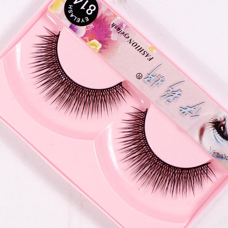 814 Thick False Eyelashes - Hard Stem for Daily and Bridal Makeup