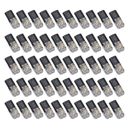 10/20/30/50Pcs Wire Plug-in Connector with Locking Buckle Low Voltage Wire Quick Connector Quick-Clip Fasteners Multi-Purpose Snap-On Blocks