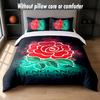 Set Biancheria da Letto Design Rugby Inghilterra 1 Copripiumino + 2 Federe Morbido Traspirante Biancheria da Letto per la Casa