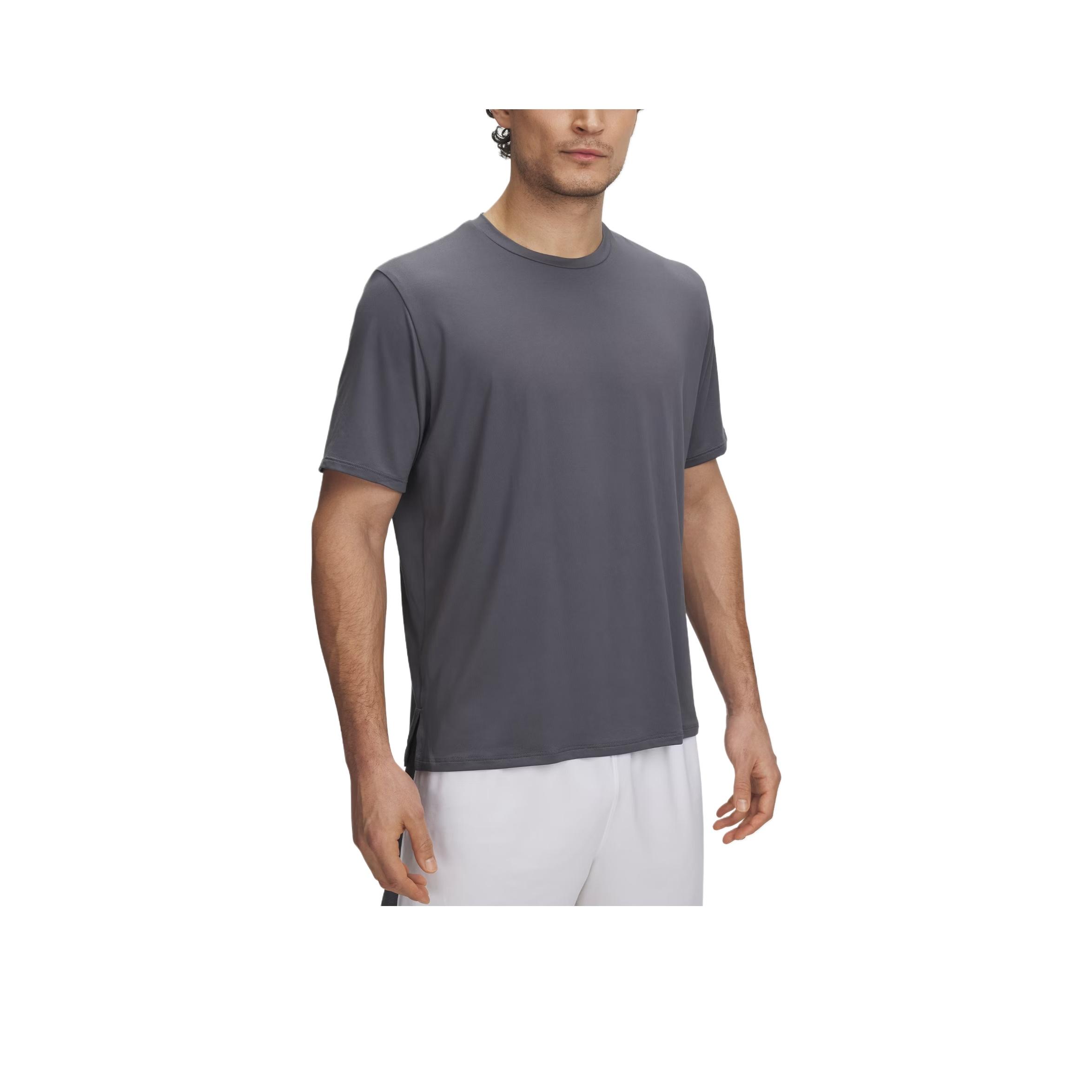 

Under Armour Motion Solid Color Round Neck Breathable Moisture Wicking Short Sleeve T-Shirt Men Tops 1387389-025 XL