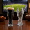 Waist Tight Beer Glass Football Glass, 300ml/450ml Capacity Transparent Craft Mug for Home Bar, Soccer Tumbler Sports Fans