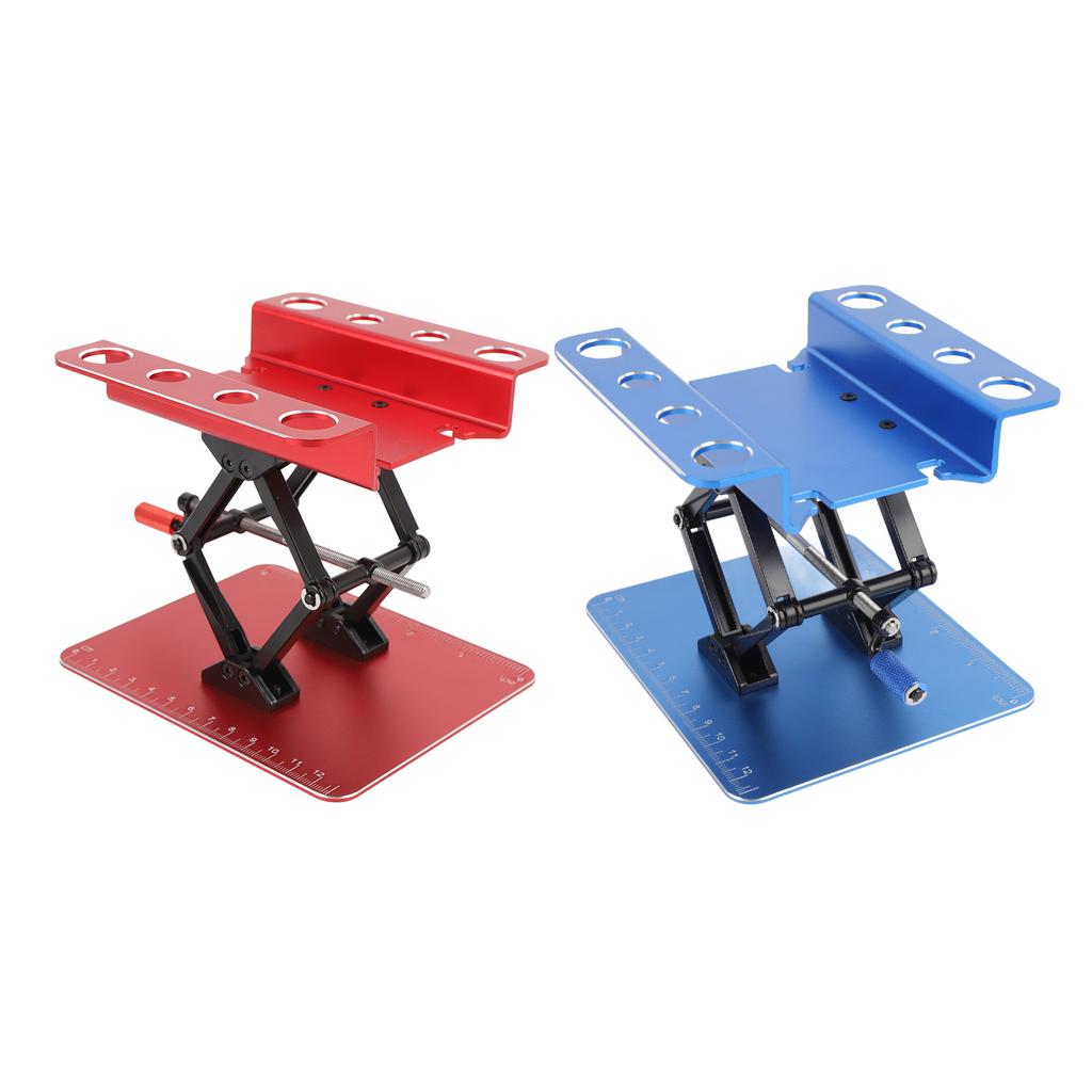 RC Car Work Stand Simulation Metal RC Repair Workstation Support Elevating Platform Rotatable for 1: