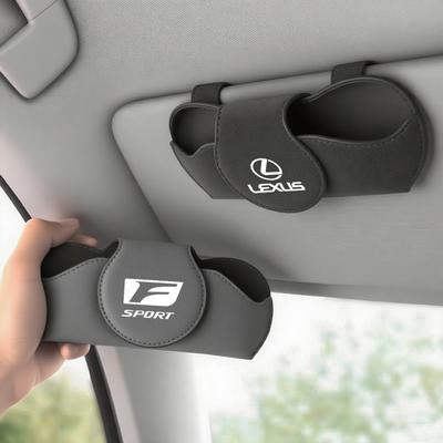 Car Glasses Storage Box Auto Sun Visor Sunglasses Storage Holders For F SPORT ES RX NX LS UX LM LX GX LC RZ IS CT GS RC HS