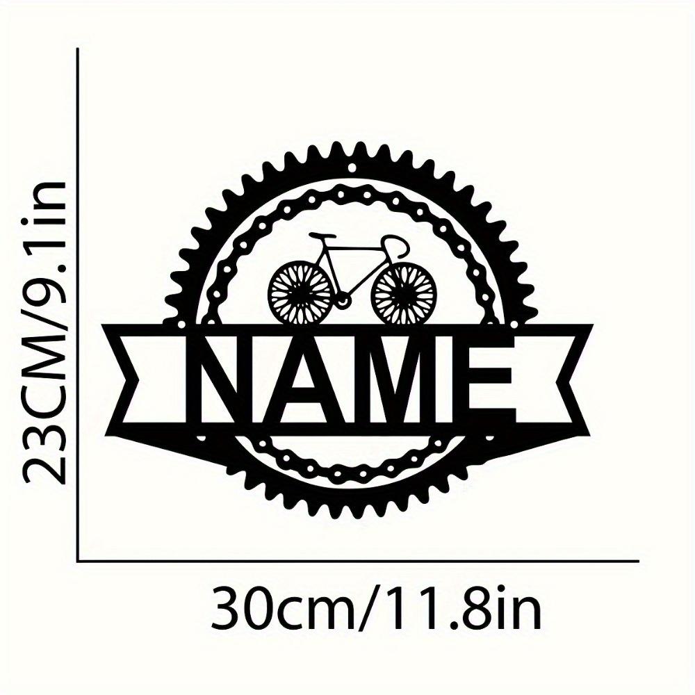 

Vintage Bicycle Metal Wall Sign Garage Porch Decor Cyclist Gift