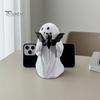 Cute Ghost Room Decor Halloween Figurine, Resin Statue, Creative Holding Decorative for Home Bat/Drink Tabletop Ornament Party, Trick or Treat