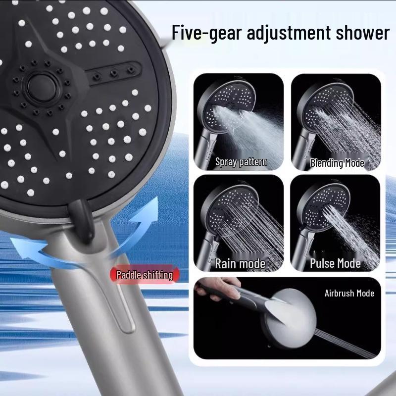 New Style Adjustable Five-Speed Handheld Shower Head