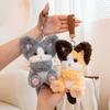 Premium Realistic Fluffy Cat Plush Toy Cartoon Kitten Pendant Stuffed Animal Doll Keychain Bags Hanging Decor Birthday Gift