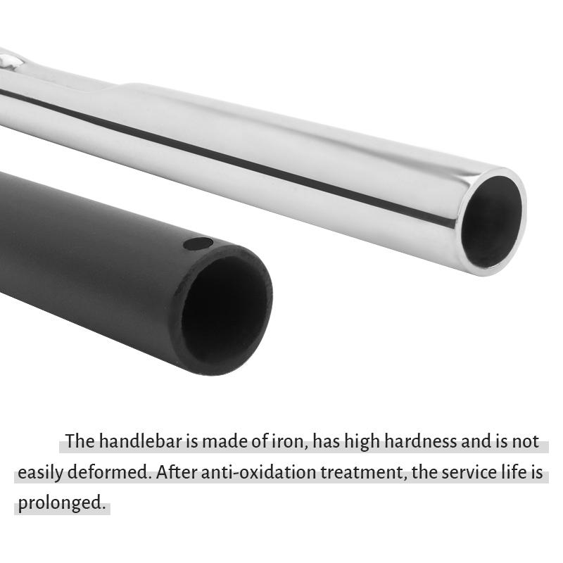 Aluminum Motorcycle 25mm 1" Classic Handlebar Chrome Black Retro Drag Handle Z Bar For Harley Softail Sportster XL883 1200