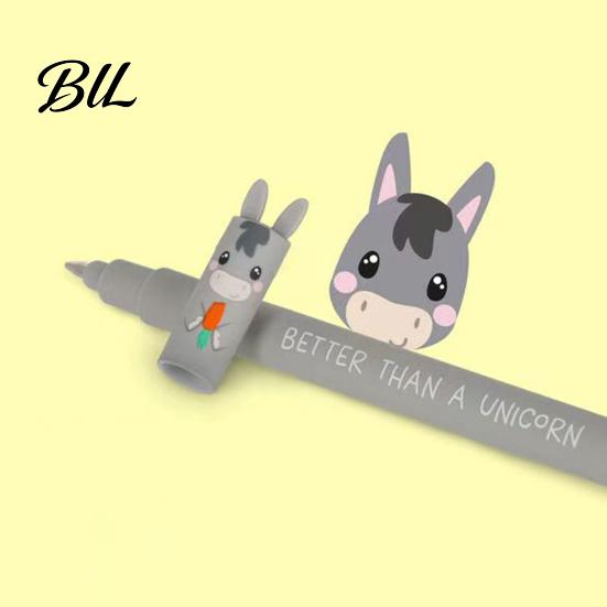 Kid-friendly Pen Farm Animal Erasable Gel Pens for Kids Cute Cartoon Cow Turkey Donkey Child Safe Pig Design Smooth Writing Easy Erase Fun School