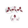 Mitsubishi Wheel Hub Emblem Sticker - Decorative Metal, Available in 56mm, 60mm, 65mm.