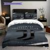 Biancheria da letto con stemma del Football Club Juventus (1 * copripiumino + 2 * federa, senza nucleo) Regalo di compleanno di Natale Copripiumino e federa